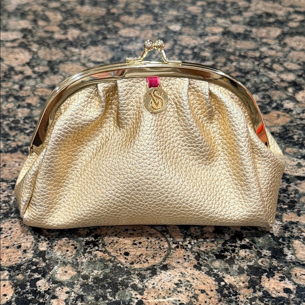 Victoria secret Gold Frame Clutch Bag - Gold